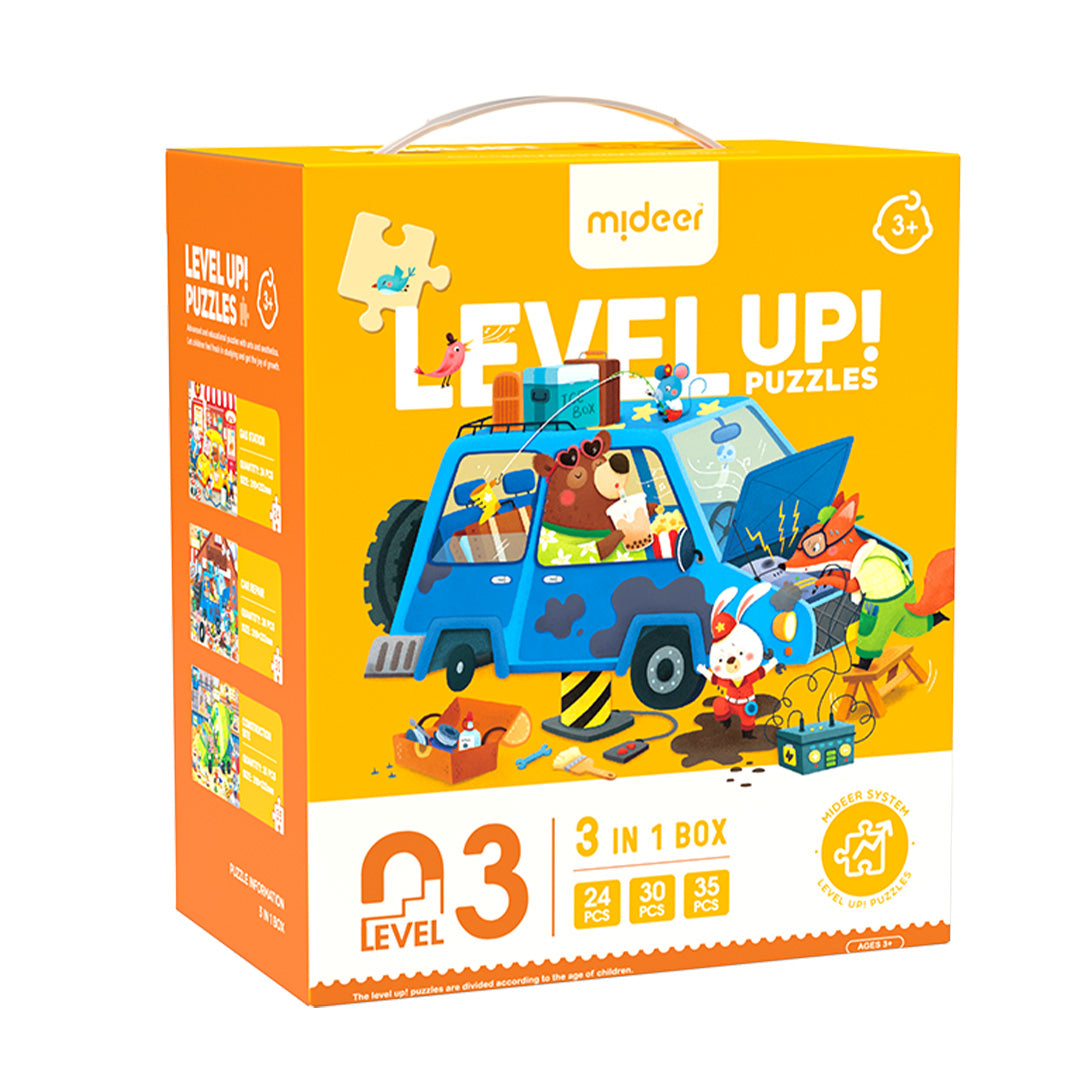 Level Up dėlionės - 3 lygis Miesto komandos